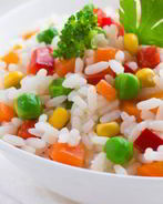 Рис с горошком и кукурузой