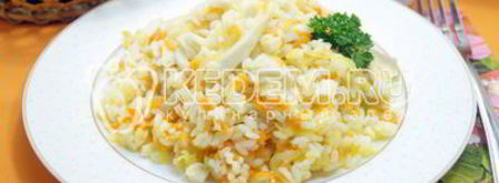 рис с кальмарами. Шаг 7