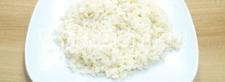 рис с овощами и стручковой фасолью. Шаг 5