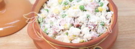 рис с овощами и сыром фета. Шаг 7