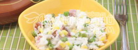 рис с овощами и сыром фета. Шаг 8