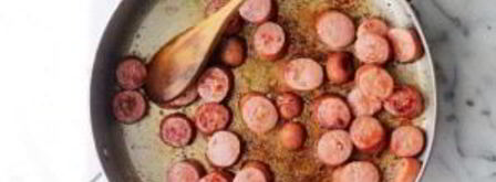 рис с сосиской. Шаг 2