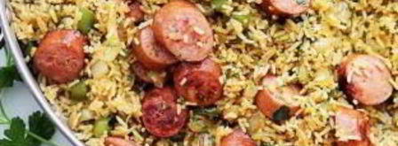 рис с сосиской. Шаг 4