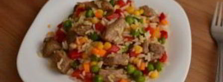 рис со свининой. Шаг 11