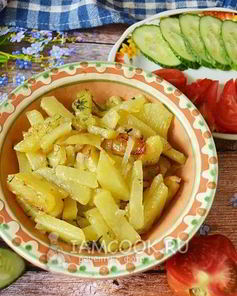 Жареная картошка на сливочном масле