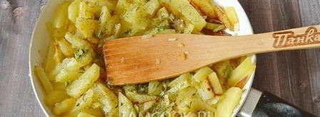 жареная картошка на сливочном масле. Шаг 9