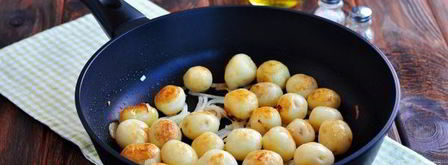 жареная картошка с колбасой. Шаг 5