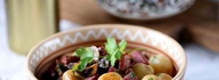 жареная картошка с колбасой. Шаг 10