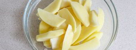 жареный картофель в панировке. Шаг 4