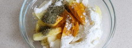 жареный картофель в панировке. Шаг 5