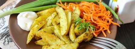 жареный картофель в панировке. Шаг 10