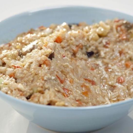 Рецепт жареного риса с овощным рагу