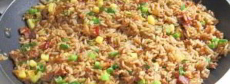 жареный рис со свининой. Шаг 11