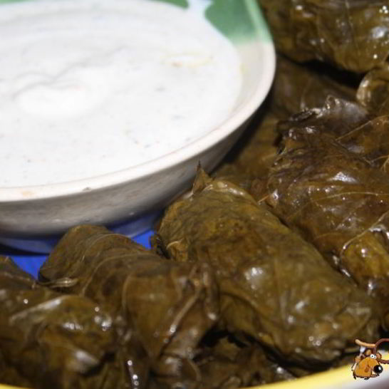 Рецепт долмы из молодых виноградных листьев с начинкой из смешанного фарша