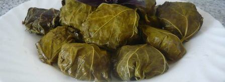 долма из свежих виноградных листьев. Шаг 15
