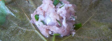 долма из свежих виноградных листьев. Шаг 8