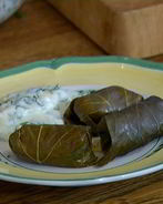 Долма с кускусом и вялеными помидорами