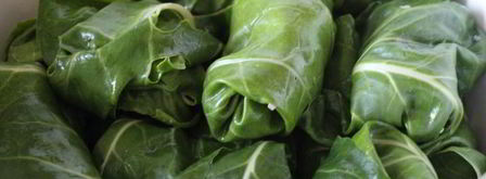 голубцы из мангольда с фаршированными овощами. Шаг 5