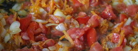 голубцы из мангольда с фаршированными овощами. Шаг 8