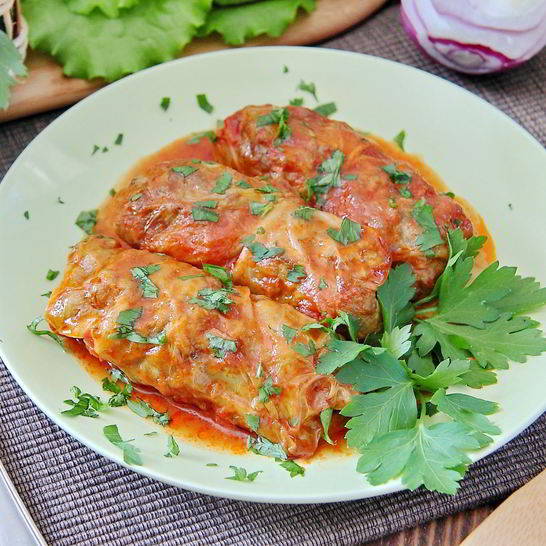 Рецепт голубцов из молодой капусты с фаршем и чечевицей