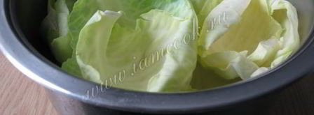 голубцы с курицей, свиной грудинкой и грибами. Шаг 6