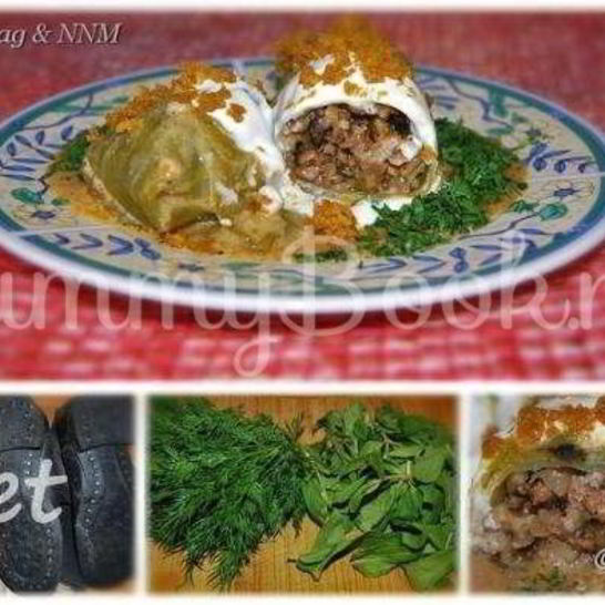 Рецепт голубцов с мясом, перловкой и грибами