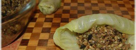 голубцы с мясом, перловкой и грибами. Шаг 18