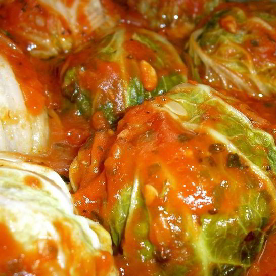 Рецепт голубцов с пекинской капустой для лентяев