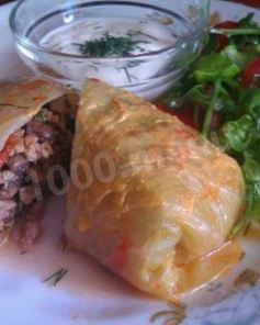 Голубцы с сыром фета