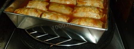 голубцы в духовке в томатном соусе. Шаг 24