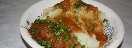 голубцы в подливе с пюре. Шаг 14