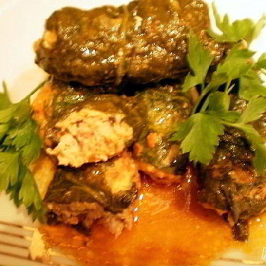 Рецепт голубцов в шпинате