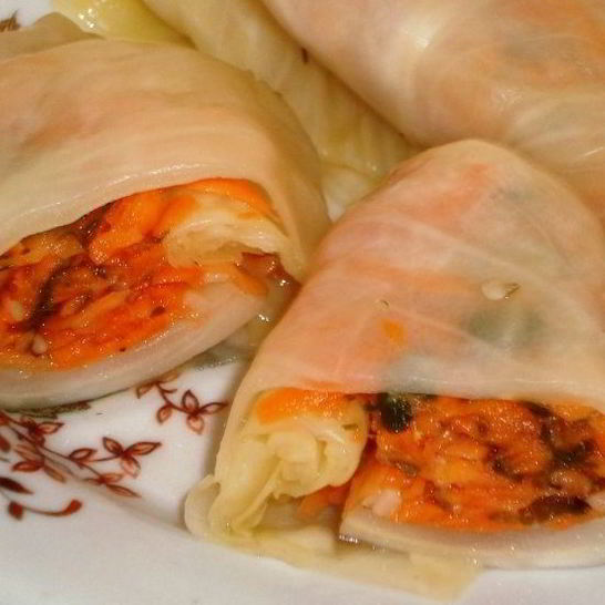 Рецепт голубцов закусочных с морковкой