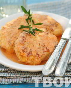 Ленивые голубцы из курицы с овсяными хлопьями