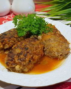 Ленивые голубцы с капустой и фаршем