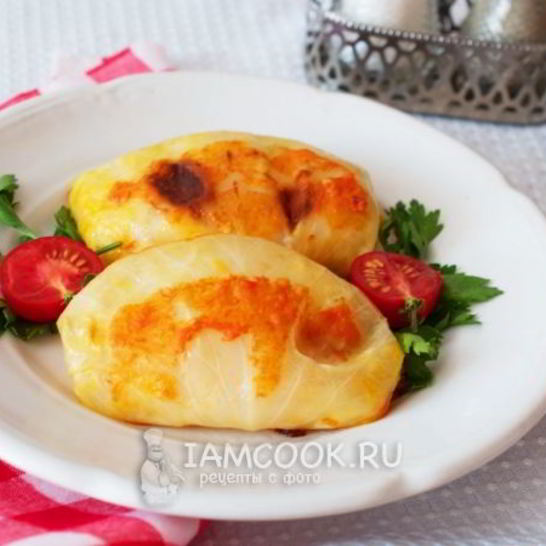 Рецепт постных голубцов с овощами