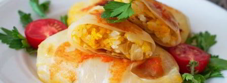 постные голубцы с овощами. Шаг 15