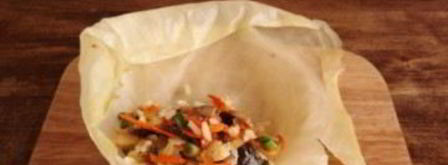 постные голубцы с шампиньонами. Шаг 2