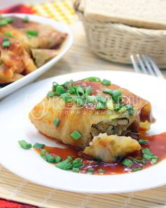 Постные голубцы