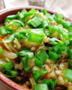 Постные ленивые голубцы