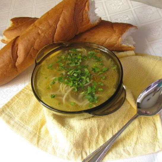 Рецепт грибной лапши