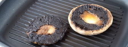 фаршированные грибы с сыром в духовке. Шаг 9