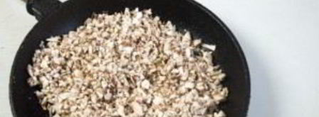 фаршированные шампиньоны с сыром и зеленью. Шаг 4