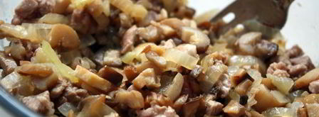 фаршированные шампиньоны. Шаг 4