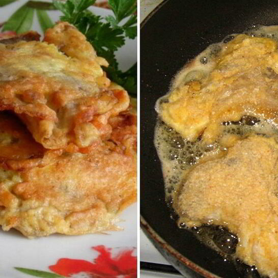 Рецепт грибных отбивных