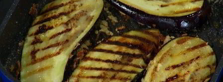 грибы на гриле с нутом и баклажанами. Шаг 11