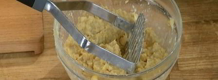 грибы на гриле с нутом и баклажанами. Шаг 14