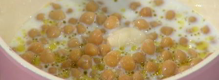 грибы на гриле с нутом и баклажанами. Шаг 6