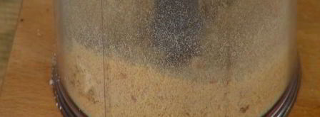 грибы на гриле с нутом и баклажанами. Шаг 7