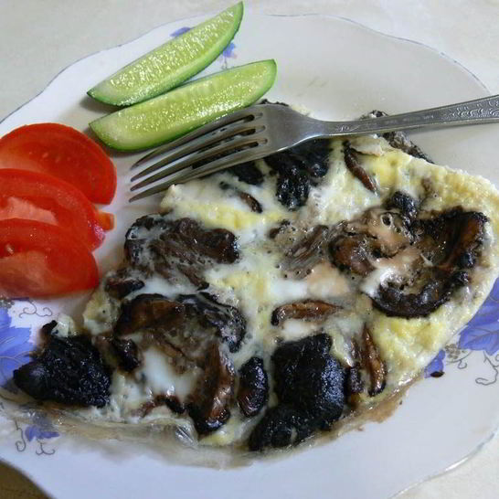 Рецепт грибов на сковороде